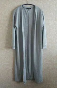 GORGE グレー ロングカーディガン 長袖 春夏