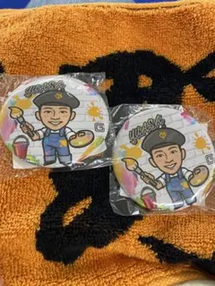 ジャイアンツ　缶バッジ　湯浅大　2個セット