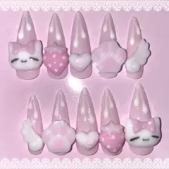 【量産型 萌え ネイルチップ】♡現品♡