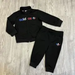 adidas ジャージセット 80㎝　黒