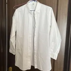 UNIQLO ホワイト 長袖シャツ Sサイズ