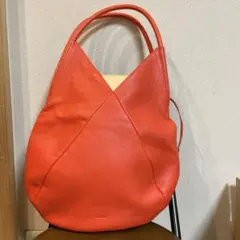 ECCO ショルダーバッグ オレンジ レザーのサムネイル