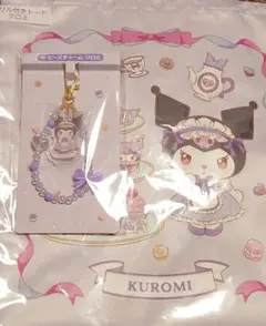 サンリオ当たりくじ マイメロディクロミ フリル付きトート ビーズチャーム