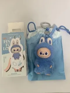 O POPMART PIN FOR LOVE ぬいぐるみキーホルダー ミニラブブ