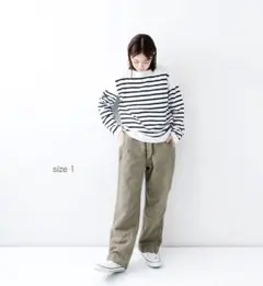 Veritecoeur ヴェリテクール バーティカルコットンリネンパンツのサムネイル