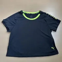 PUMA TRAINING 半袖Tシャツ M ブラック/ライム