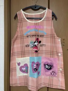 ミニーマウス エプロン Disney 100 M～Lサイズ 保育士