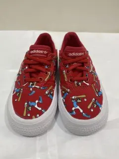 新品　adidas ディズニーキャラクター赤 スニーカー　14cm