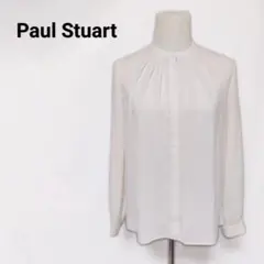 Paul Stuart ポールスチュアート ブラウス アイボリー 未使用タグ付きのサムネイル