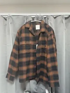 ブラッシュドコットンオーバーサイズシャツ