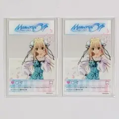 マジくじ メモリーズオフ D賞クリアカード 花祭果凛 25周年完了祭くじ