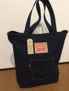 新品　Levi's リーバイス トートバッグ インディゴ デニムのサムネイル