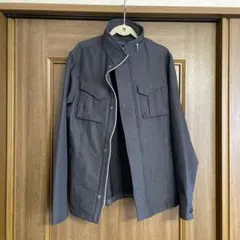 イトキンミッシェルクランダークグレー スタンドカラー ジャケット