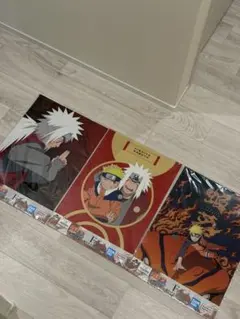 NARUTO展 名場面ポスター ナルト&クシナ＆ミナト - メルカリ