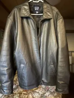 GAP ブラックレザージャケット