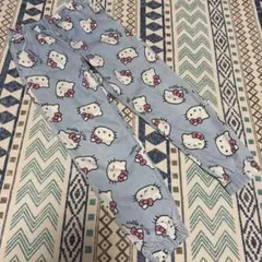 エイチアンドエム　ハローキティ 総柄 ジョガーパンツ デニム風