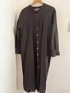 GALLARDAGALANTE シャツワンピース ロング丈 ブラック