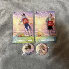 にじさんじ 緋八マナ 伊波ライ ざぶぅん 海の家 アクリルスタンド 缶バッジ