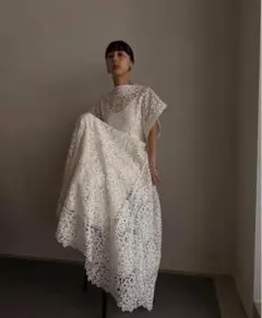 MEDI 2WAY FLARE CHEMICAL LACE DRESSのサムネイル