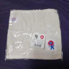 EXPO 2025 ミャクミャクタオルハンカチ　ミニタオル　アイボリー