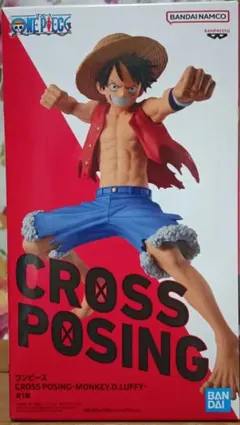 ワンピースCROSSPOSING モンキー• D • ルフィフィギュア 【新品】