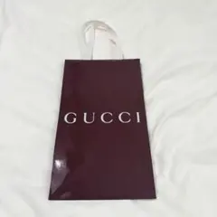 GUCCI グッチ　ショップ袋　ショッパー バーガンディ