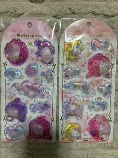 【新品】サンリオキャラクターズ　ウォーターインシール　2点セット