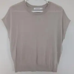 AMERICAN HOLIC ノースリーブニット M ベージュ