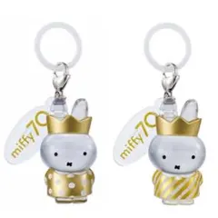 めじるしアクセサリー　miffy D.Eの２点セット　ガチャ