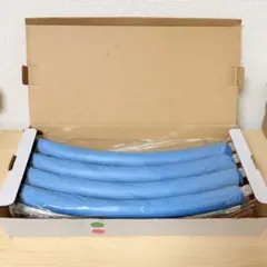 《本日限定》箱付き新品　フラフープ　組み立て式　ブルー　エクササイズ　ダイエット