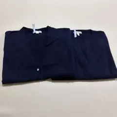 HUMAN WOMAN アンゴラ混長袖アンサンブル