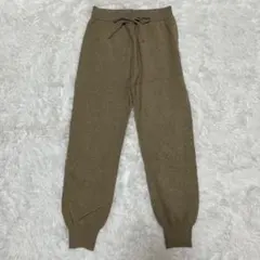 【Alma Design】ニット　カジュアル　パンツ　M なめらか　リラックス
