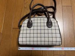 ehka sopo チェック柄2wayバッグ
