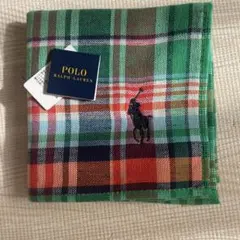 【新品未使用】POLO RALPH LAUREN チェック柄タオルハンカチ