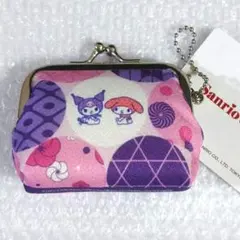 【マイメロディ＆クロミ】ちりめん風がまぐち / サンリオキャラクターズ