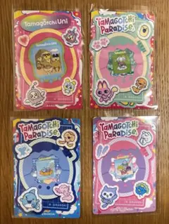 たまごっち　ダイカットステッカー34種 16枚セット‼︎uni 、パラダイス