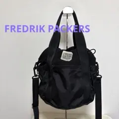 フレドリックパッカーズ FREDRIK PACKERS巾着2WAYバッグブラック