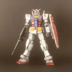 ENTRY GRADE ガンダム 完成品 成形色仕上げ ウェザリング加工済