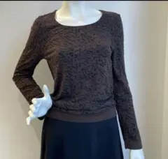 ドルチェドンナ レオパード柄　長袖トップス　M〜Lサイズ
