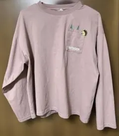 【~12/7値下げ】OUTDOOR しまむら LLサイズ 長袖 ハリネズミ刺繍