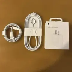 Apple純正充電器&ケーブル2本(C to C/C to lightning)