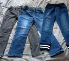 キッズパンツ☆3着セット130