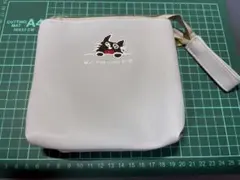 キヨ猫ポーチ グレー