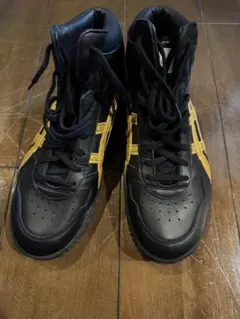 ASICS バスケットシューズ 黒/金 オーダーシューズ　GEL