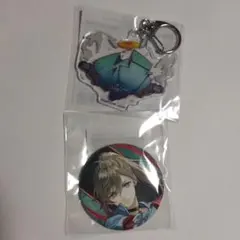 【叶】アクリルキーホルダー+缶バッジ