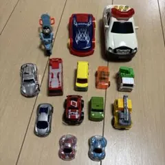 ミニカーセット 14点 バイク パトカー　スポーツカー