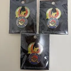 ポケモンセンターキョウト限定 ロゴピンズ/ピンバッジ ピカチュウ&ホウオウ 京都