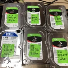 906 1TB HDD 3.5インチ 正常 6個 まとめ売り