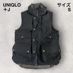【UNIQLO】ユニクロ +J ダウンベスト ポケット プラスジェイ S 2