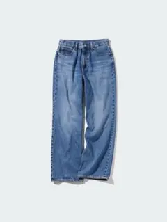 ユニクロ ワイドストレートジーンズ 23インチ